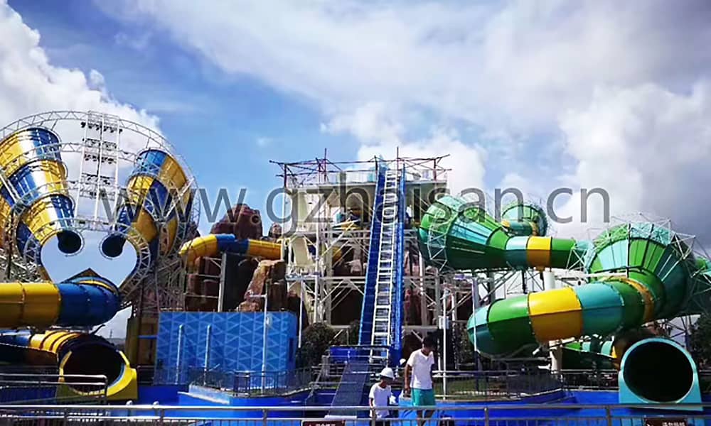 玉林克拉湾水上乐园设备超级龙卷风暴风谷组合滑道 玉林克拉湾水上乐园设备超级龙卷风暴风谷组合滑道