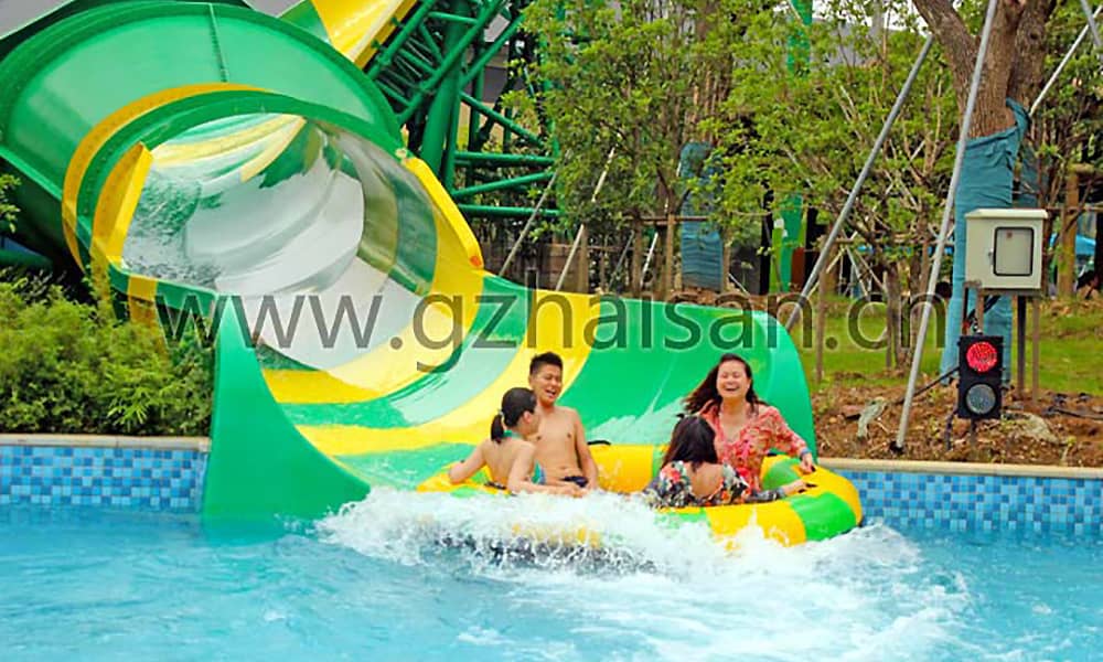 苏州乐园森林水世界超级龙卷风滑道出水口 苏州乐园森林水世界超级龙卷风滑道出水口