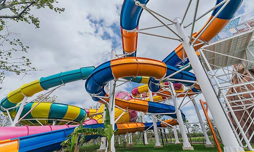 盐城长乐水世界翻江倒海滑道 盐城长乐水世界翻江倒海滑道